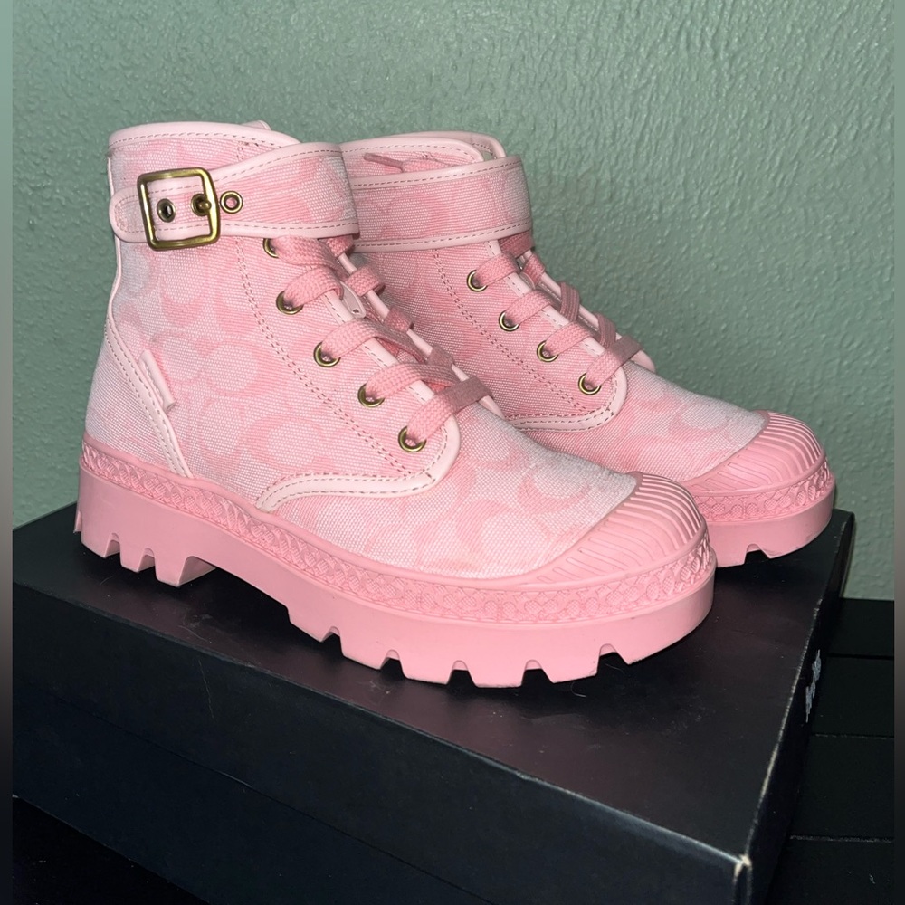 Coach Trooper Canvas Boot